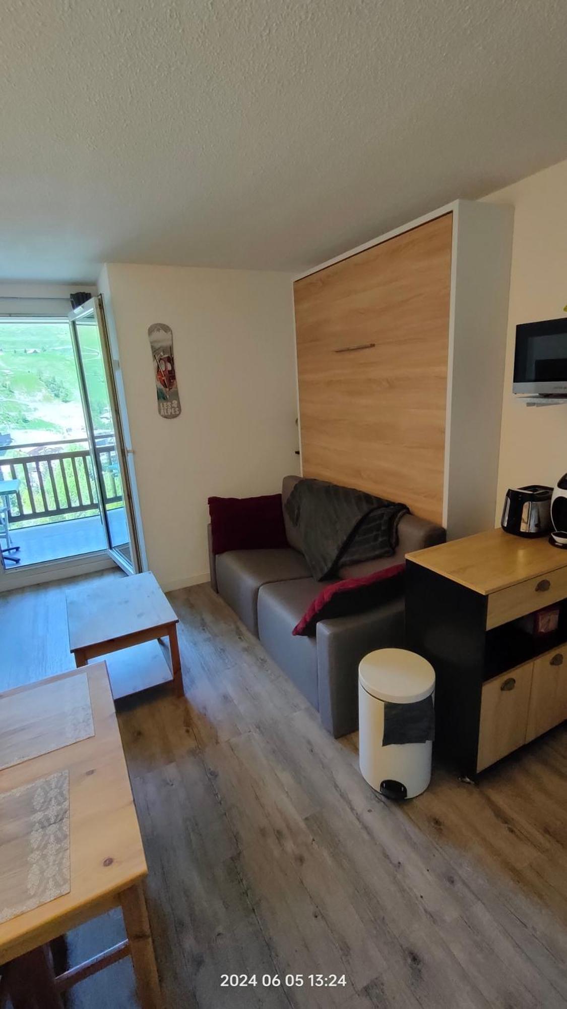 Studio Cabine 4 Pers Les2Alpes 21M² Les Deux Alpes Eksteriør billede