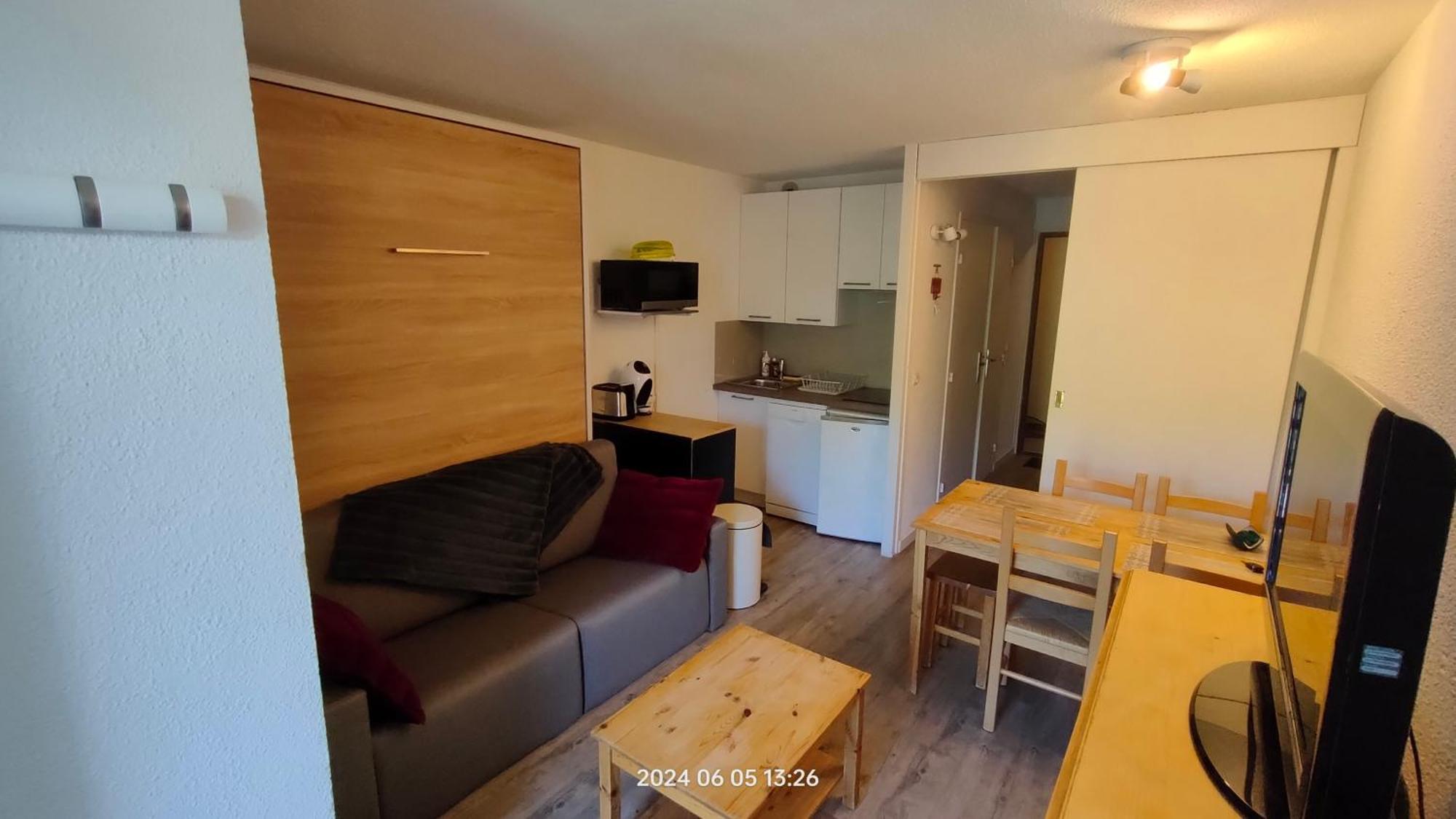 Studio Cabine 4 Pers Les2Alpes 21M² Les Deux Alpes Eksteriør billede